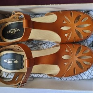 EUC Swedish Hasbeens Lacy 40 8.5 9 Nature